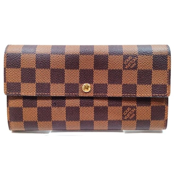 Louis Vuitton Brown Damier Wallet mon-562-092225 - Picture 1 of 9